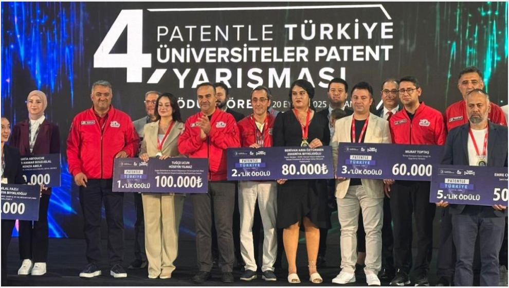 İnönü Üniversitesi Araştırma Görevlisi Murat Toptaş, Patent Yarışmasında Türkiye Üçüncüsü Oldu