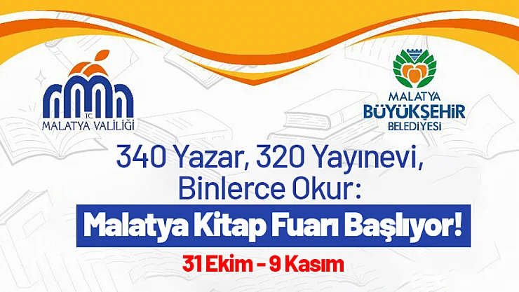 Malatya 11. Kitap Fuarı Başlıyor